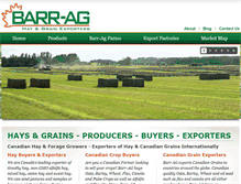 Tablet Screenshot of barr-ag.com